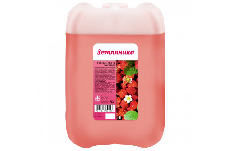 Мыло жидкое ЗЕМЛЯНИКА, 5 л